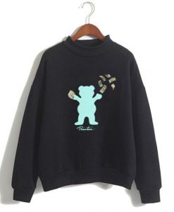 Grizzly Bear Pullover Sweatshirt DAP