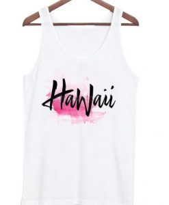Hawaii font tank top DAP