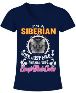 Bad Unisex Sweatshirts DAPI Am A Siberian Wife Cooler Tshirt DAP