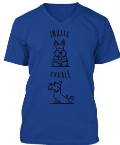 Inhale Exhale Scottie Premium T-Shirt DAP