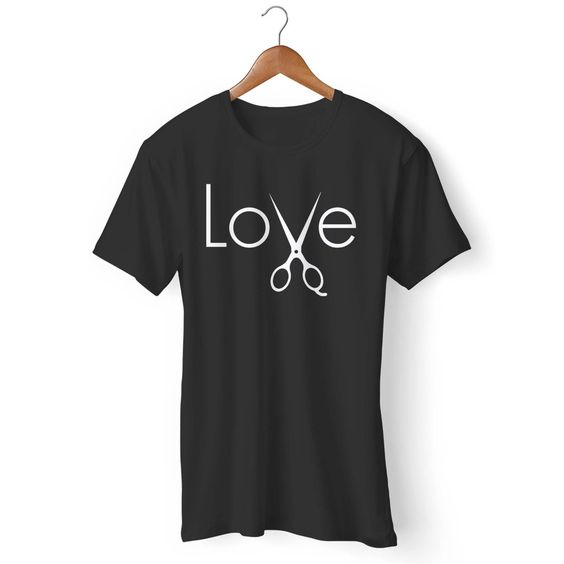 Love Cute Hair Dresser Hair Stylist Gildan Man's T-Shirt DAP