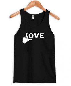 Love Middle Finger Tanktop DAP