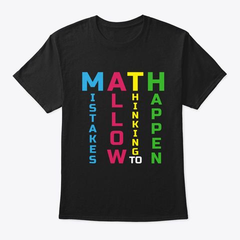 MATH Mistake Allow Thingking To Happen T-Shirt DAP