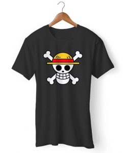 One Piece Luffy Strawhat Pirate Skull Gildan Man's T-Shirt DAP