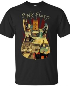 Pink Floyd and Guitar Art Tshirt DAP