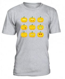 Pumpkin Emoji Faces Tshirt DAP