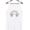 Rainbow Skeleton Hands Tanktop DAP