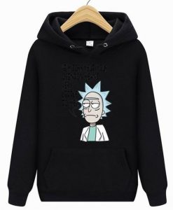 Rick y morty themed hoodie DAP