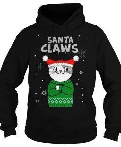 Santa Claws Cat Hoodie DAP