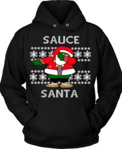 Sauce Santa Ugly Christmas Hoodie DAP