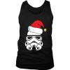 Stormtrooper Christmas Hat Men's Tank Top DAP
