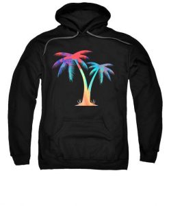 Tropical Palm Trees Hoodie DAP