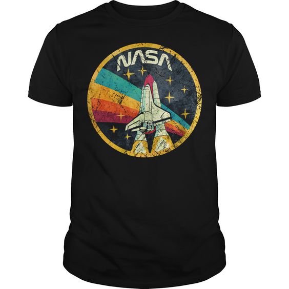 Usa Space Agency Vintage Colors V03 T-shirt DAP