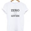 Zero fox given t-shirt DAP