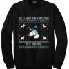 all i want for christmas sweatshirt DAP