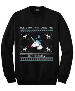 all i want for christmas sweatshirt DAP