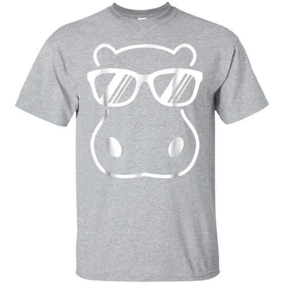 Awesome funny hippo with sunglass t shirt hippo shirt DAP
