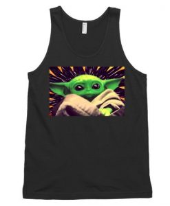 Baby Yoda Pocket Unisex Tank Top DAP