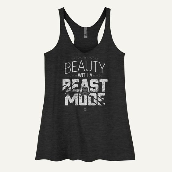 Beauty With A Beast Mode Women's Tank Top DAP