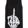 Black Sleeveless Tank Top DAP