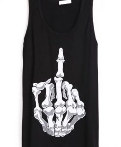 Black Sleeveless Tank Top DAP