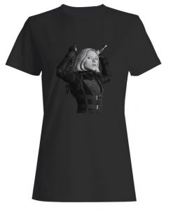 Black Widow Action Woman's T-Shirt DAP