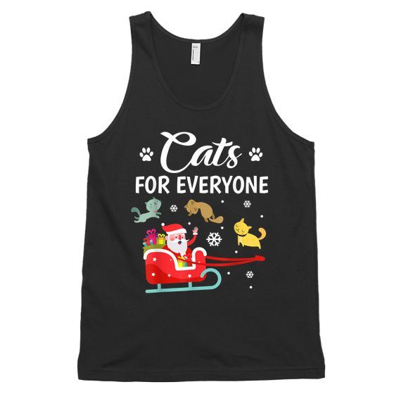 Cute Cats For Everybody Christmas Funny Cat Lover Unisex Tank TopDAP