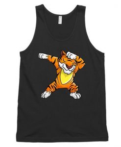 Cute Dabbing Tiger Funny Wild Animal Break Dancing Dab Gift Unisex Tank Top DAP