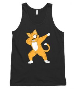 Dabbing Cat Tank Top DAP