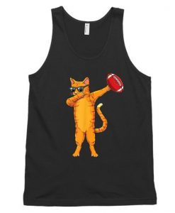 Dabbing Cool American Football Cat- Dab Pose Unisex Tank Top DAP