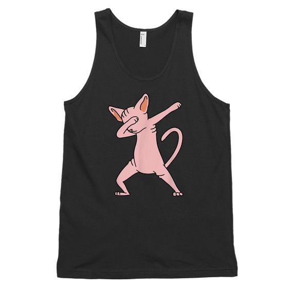 Dabbing Sphynx Cat Dab Dance Funny Pet Gift Unisex Tank Top DAP