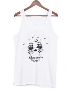 Embroidered-crying-girl-Tanktop DAP