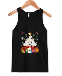 Funny Sheep Christmas Tree Cute Decor Gift Xmas Presents Tank Top DAP