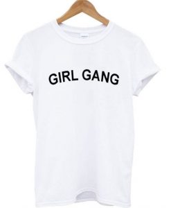 Girl gang White T ShirtDAP