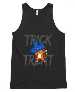 Happy Daboween Halloween Cat Dabbing Trick Dab Kids Unisex Tank Top DAP