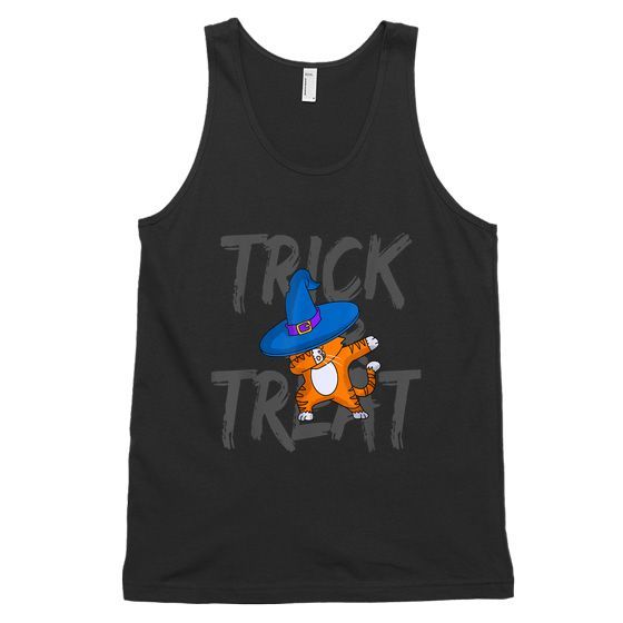 Happy Daboween Halloween Cat Dabbing Trick Dab Kids Unisex Tank Top DAP