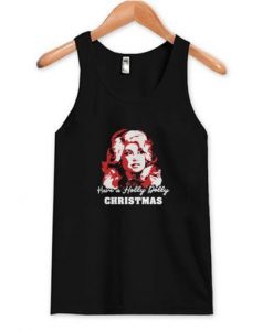 Have a Holly Dolly Christmas Tank Top DAP