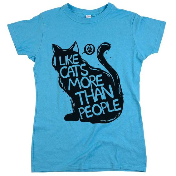 'I Like Cats More Than People'Tshirt DAP