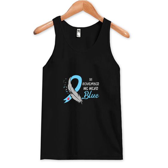 In November We Wear Blue Type 1 Diabete Awareness Gift Tank Top DAP