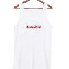 Lazy cross line tank top DAP