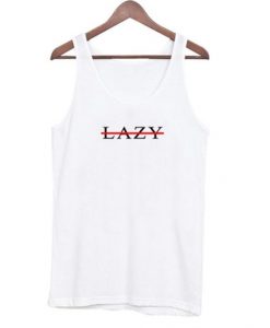 Lazy cross line tank top DAP