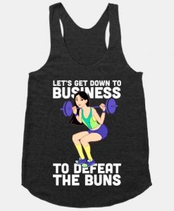 Let's Get Down to Business Racerback Tank Top DAP