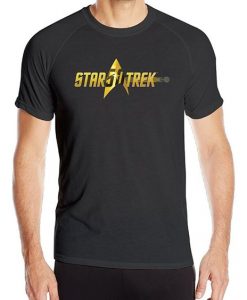 Men Star Trek 50th Anniversary Fitness Quick Dry Short Sleeves T-Shirt DAP