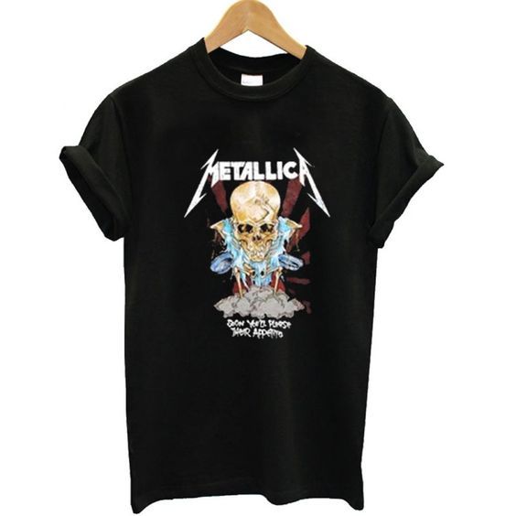 Metallica Skull T Shirt DAP