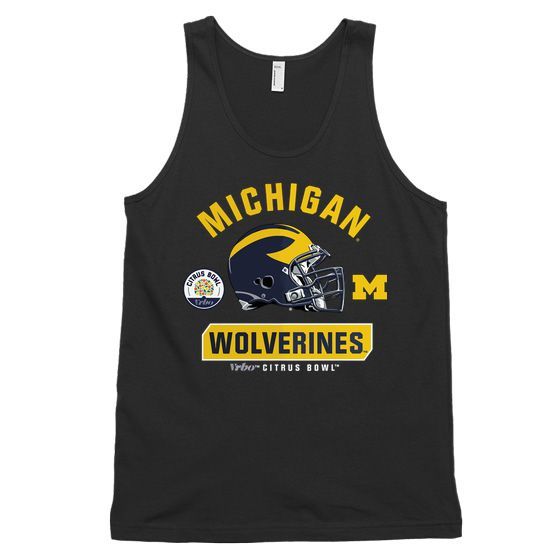 Michigan Wolverines Fanatics Branded 2020 Citrus Bowl Bound Spike Unisex Tank TopDAP