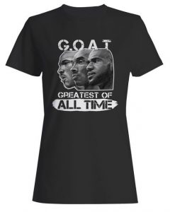 Mj, Kobe, And Lbj Basketball G.O.A.T.S Woman's T-Shirt DAP