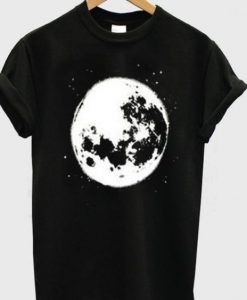 Bad Unisex Sweatshirts DAPMoon in space t-shirt DAP