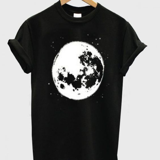 Bad Unisex Sweatshirts DAPMoon in space t-shirt DAP