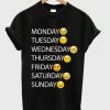 Bad Unisex Sweatshirts DAPOne Week Emoji T shirt DAP