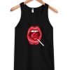 Red Lips With Lollipop Tanktop DAP